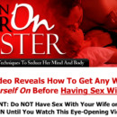 Fascinating Seduction Advice – How To Get Her To Turn Herself On – FREE VIDEO