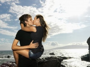 Sweet Couple Embracing Love