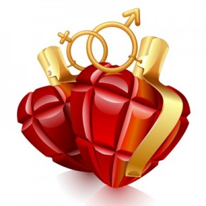 Entwined Hearts in Embrace