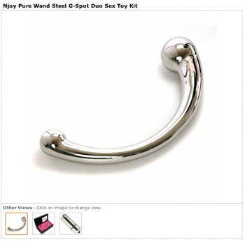 Squirting G-Spot Toy: NJoy Pure Wand
