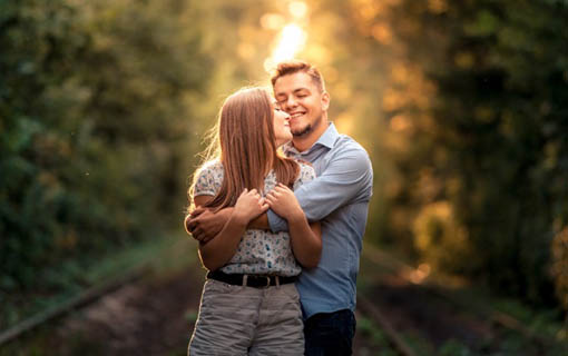 Sweet and Happy Couple: Cherishing Moments