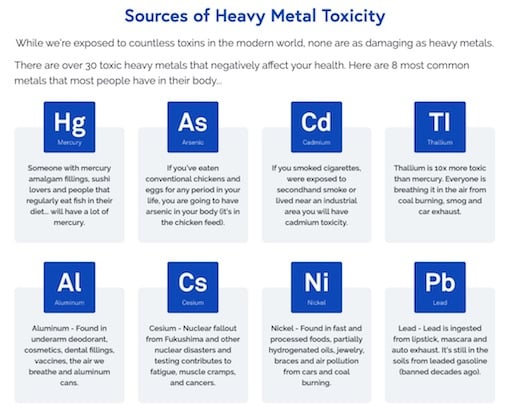 heavy metal toxicity