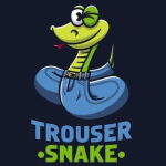 Sophisticated Trouser Snake Logo: Classic Charm