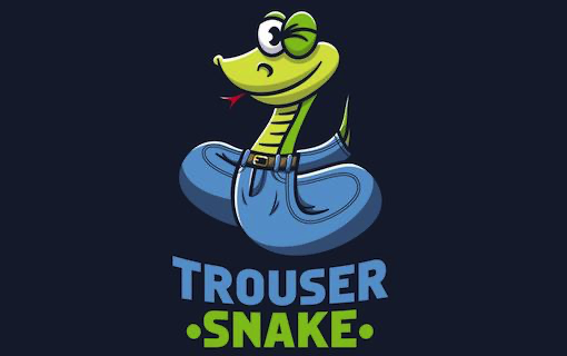 Sophisticated Trouser Snake Logo: Classic Charm