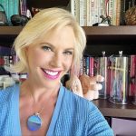 Elegant Ensemble: Susan Wearing Blue Tops