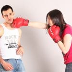 Strong Woman's Punch - Empowering Action