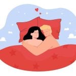 Blissful Sweet Couple Sleeping - Love and Comfort